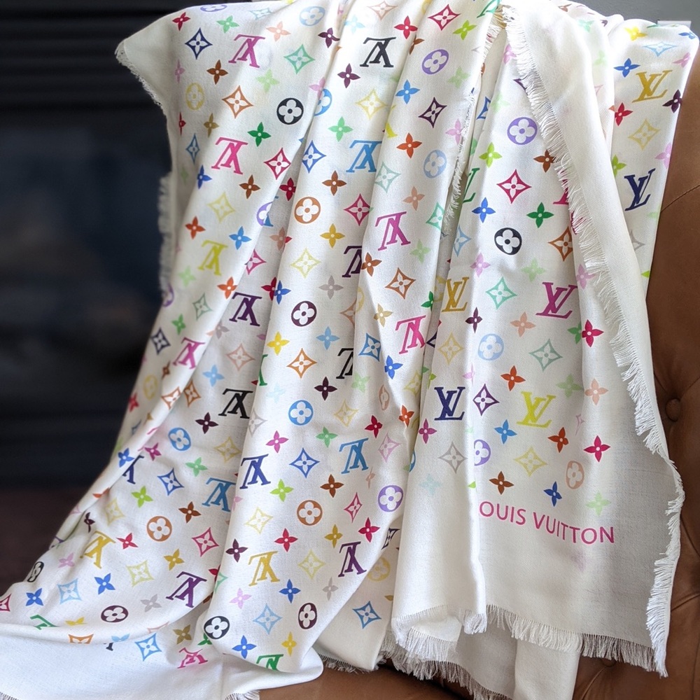 Louis Vuitton Multi Color Shawl - NEW